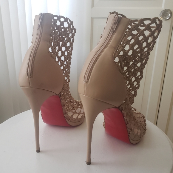 Christian Louboutin Porligat 120 Nude, sz 39 - Picture 9 of 10